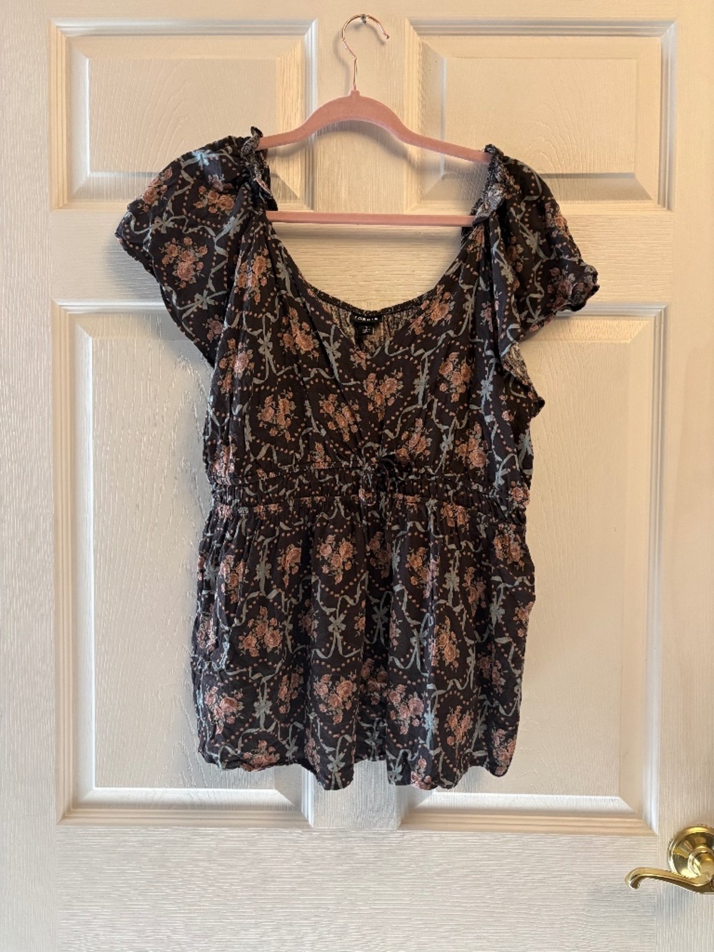 Torrid Flowy Printed Boho Top